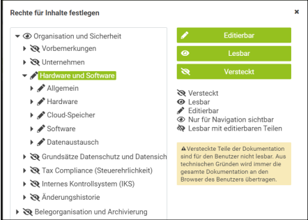 Anlage eines neuen Benutzers mit eingeschränkten Lese- oder Schreibrechten