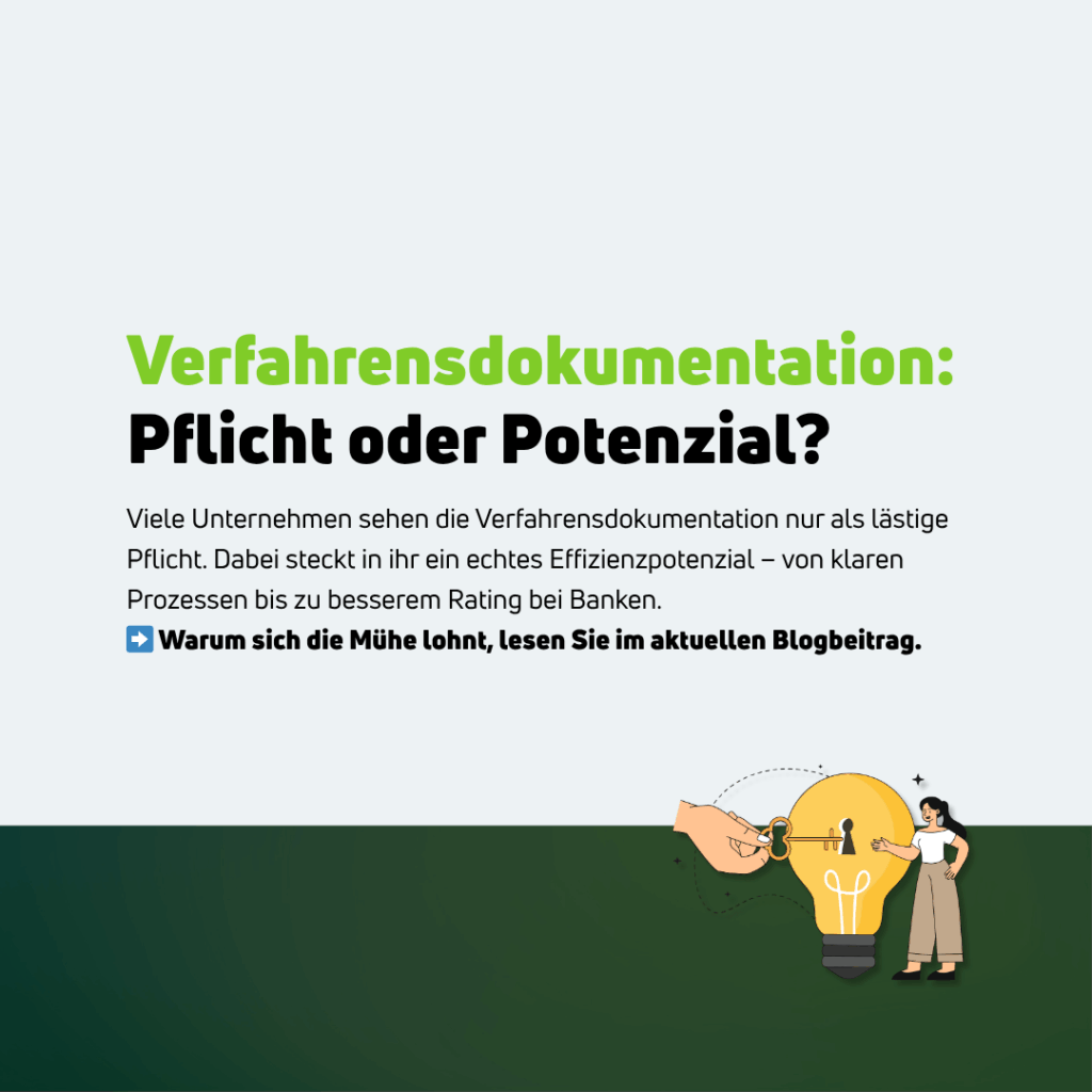 Welche Vorteile bietet eine Verfahrensdokumentation dem Unternehmen? 1 BlogCover