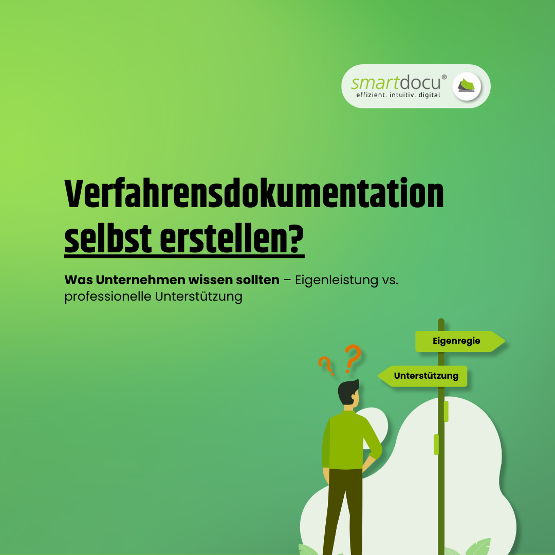 Verfahrensdokumentation in Eigenregie erstellen
