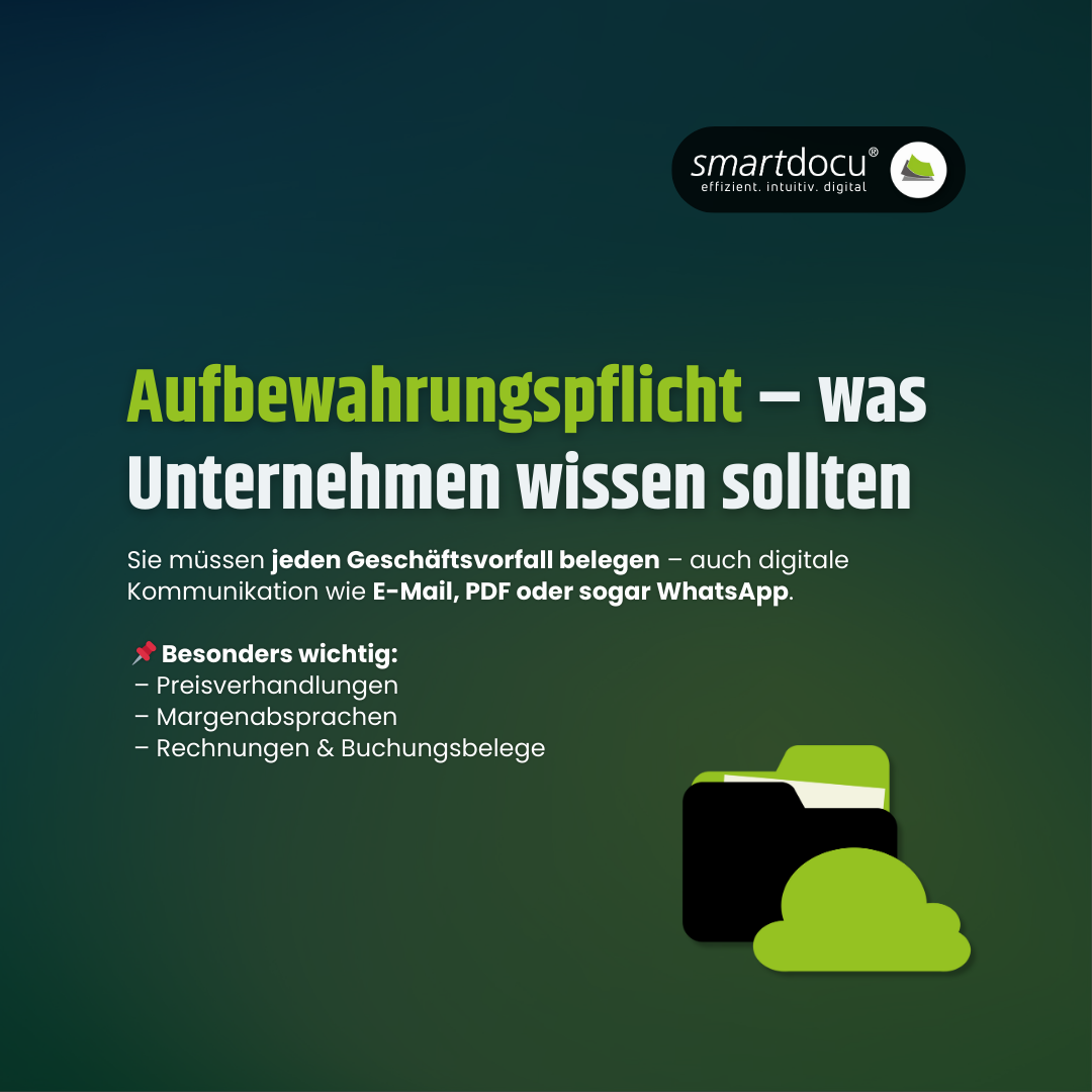 Aufbewahrungspflicht