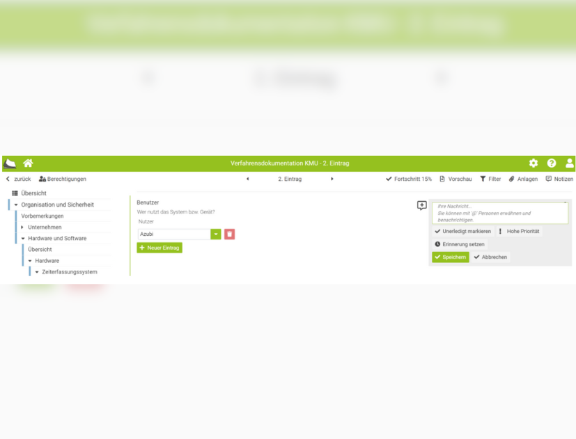 WIE NUTZE ICH DIE NOTIZ AUFGABEN FUNKTION